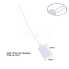 White Rectangle Jewelry Price Tags LS-X-TOOL-C003-02-4