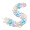 Electroplate Glass Beads Strands EGLA-D300-06-6mm-25-1