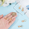 3Pairs Brass Leveback Earring EJEW-BBC0001-61E-3