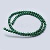 Natural Malachite Beads Strands G-F571-27AB1-6mm-3