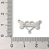Tarnish Resistant 304 Stainless Steel Chandelier Component Links STAS-U010-23P-3