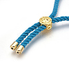Cotton Cord Bracelet Making KK-F758-03B-G-3