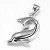 Tarnish Resistant 316 Surgical Stainless Steel Pendants STAS-P039-080P-2