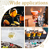 60Pcs 12 Colors Felt Wine Glass Charms AJEW-BC0003-09-7