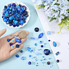 100G 5 Styles Acrylic Beads OACR-SC0001-72C-3