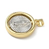 Religion Brass Pendants KK-L257-06GP-02-2