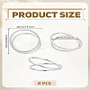 8Pcs Alloy Napkin Rings AJEW-LP0002-69P-2