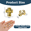 160Pcs 2 Colors Tibetan Style Alloy Beads TIBEB-HS0001-03-2