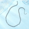 5MM 304 Stainless Steel Mixed Link Chain Necklaces NJEW-JN05850-1