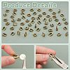 60Pcs Tibetan Style Alloy Snap on Bails FIND-PH0022-36-4