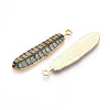 Rack Plating Alloy Pendants FIND-H043-02LG-09-1-2