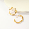Elegant Gold Plated Hoop Earrings for Women AJ5910-1