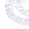 Electroplate Imitation Jade Glass Beads Strands EGLA-N022-05B-B01-3