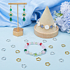 120Pcs 4 Styles Tibetan Style Alloy Bead Frames TIBE-SP0001-14-4