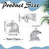 70Pcs Tibetan Style Zinc Alloy Pendants FIND-ME0002-45-2