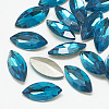 Pointed Back Glass Rhinestone Cabochons RGLA-T083-4x8mm-14-1