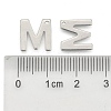 Tarnish Resistant 304 Stainless Steel Letter Charms STAS-O072-M-3