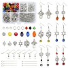 DIY Alloy Earring Jewelry Making Kit DIY-YW0011-89-1
