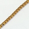 Electroplate Non-magnetic Synthetic Hematite Beads Strands X-G-J163-3x3mm-04-3