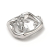 Brass Micro Pave Cubic Zirconia Pendants KK-H455-32P-2