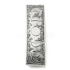 Rectangle with Moon Phase Pattern Alloy Hair Barrettes PHAR-G011-01AS-2