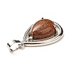 Synthetic Goldstone Pendants G-B033-04P-18-4