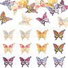 12Pcs 6 Styles Alloy Enamel Pendants FIND-TA0008-21-1