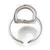 304 Stainless Steel Cuff Rings RJEW-Z074-10P-3