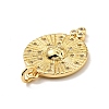 Brass Micro Pave Cubic Zirconia Pendants KK-G416-62G-2