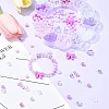 Acrylic Bead Flowers/Stars/Hearts OACR-FS0001-67A-7