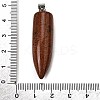Synthetic Goldstone Pointed Pendants G-F820-12E-3