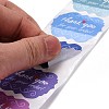 Lace Shape Paper Thank You Stickers LS-DIY-C042-01-4
