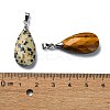 Faceted Natural & Synthetic Mixed Gemstone Pendants G-P519-06P-3