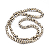 Rondelle Non-magnetic Synthetic Hematite Beads Strands G-D617-21B-2