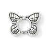 Tibetan Style Alloy Bead Frame TIBE-WH0002-09AS-1