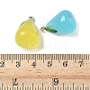 Luminous Transparent Resin Pendants RESI-Z038-06P-3