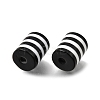 Opaque Stripe Resin Beads RE-CBA0A57-13A-2