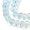 Transparent Glass Beads Strands X-GLAA-E036-07X-4