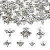 Bees Tibetan Styles Alloy Pendants for Jewelry Making Crafts FIND-YW0005-10-1