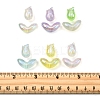 48Pcs 2 Styles UV Plating Transparent Acrylic Beads SACR-FS0001-36-5