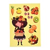 6Pcs Thanksgiving Day Cartoon Paper Self-Adhesive Picture Stickers LS-STIC-C010-30-3