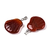 Natural Carnelian(Dyed & Heated) Pendants G-T138-208G-2