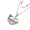 Stainless Steel Pendants Necklaces NJEW-U003-01E-P-1