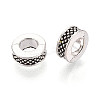 Tibetan Style Alloy European Beads TIBEB-T005-07S-2