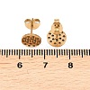 304 Stainless Steel Stud Earring Findings STAS-P434-06B-G-3