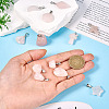 12Pcs 12 Style Synthetic & Natural Rose Quartz Pendants G-TA0002-20-8