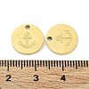 Ion Plating(IP) 316L Surgical Stainless Steel Charms STAS-D029-35G-3