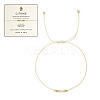 Natural Citrine Braided Beads Bracelets for Women LU0568-6-1