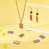 20Pcs 2 Style Rack Plating Alloy Pendants FIND-DC0001-31-5