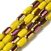Electroplate Glass Beads Strands EGLA-D031-01-22-1